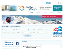 Tablet Screenshot of casasconsonrisa.com
